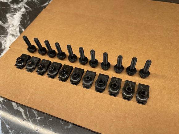88-98 lower valance hardware set nuts and bolts