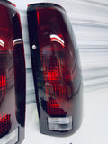 88-98 Original style taillights SMOKED RED Lens