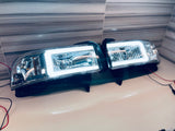 94-98 Dodge Ram DRL led Headlights "C Style"