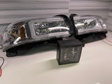94-98 Dodge Ram DRL led Headlights "C Style"