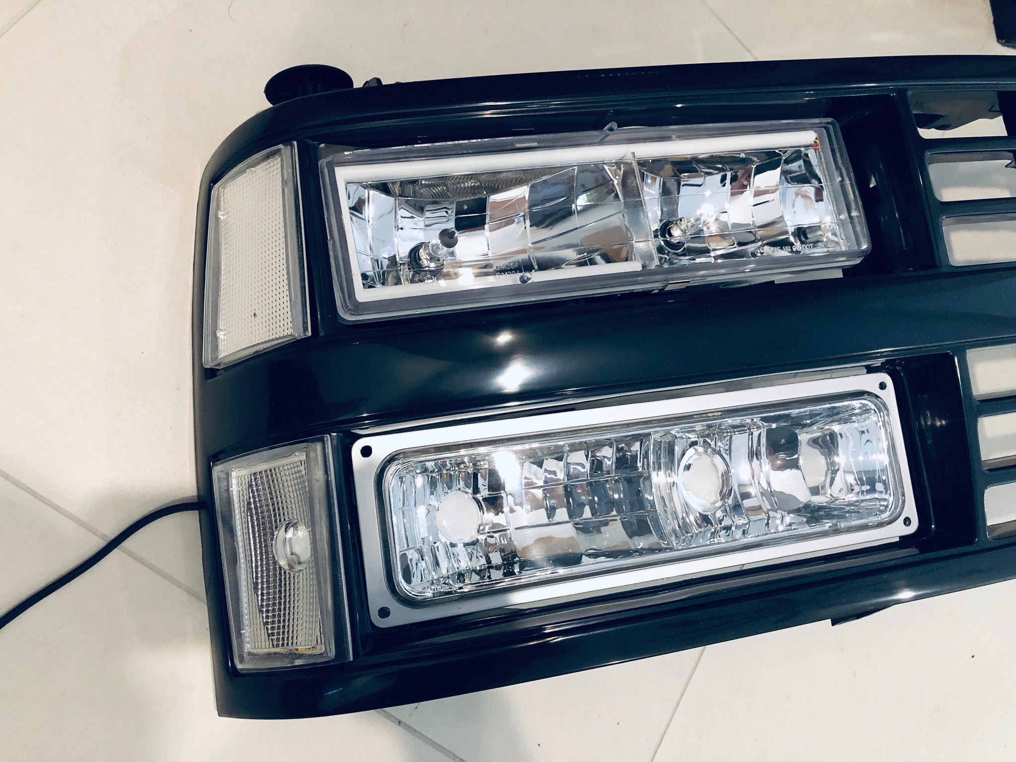 High & Low Beam Headlight Kit For 88-98 Chevy GMC Trucks - 4 Light Set New